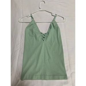 Mint Green Ribbed Cami